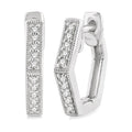 Petite Diamond Huggie Fashion Earrings