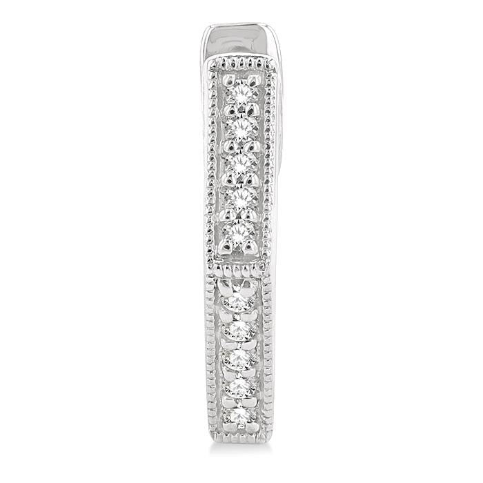 Petite Diamond Huggie Fashion Earrings
