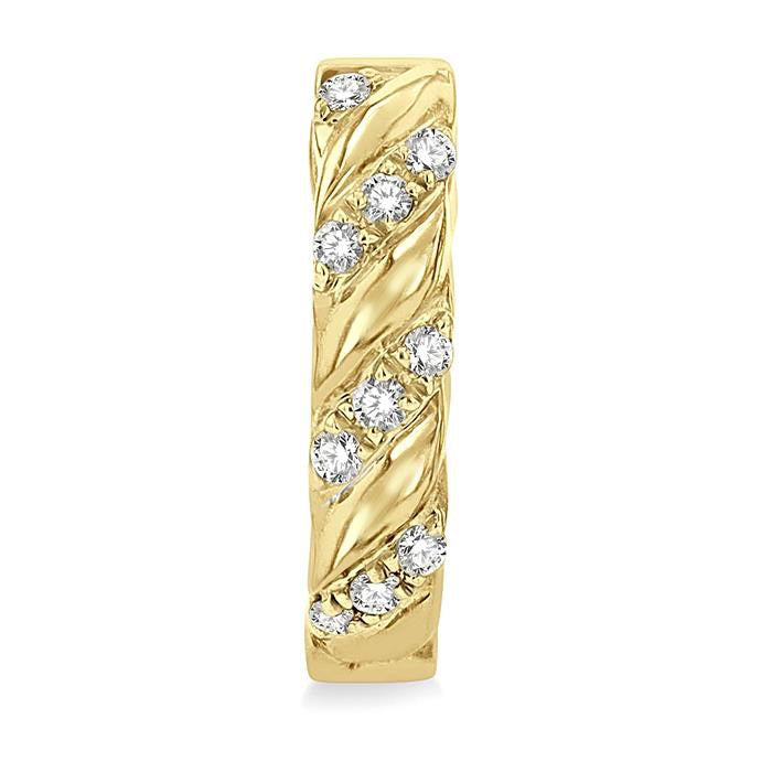 Diamond Petite Huggie Earrings