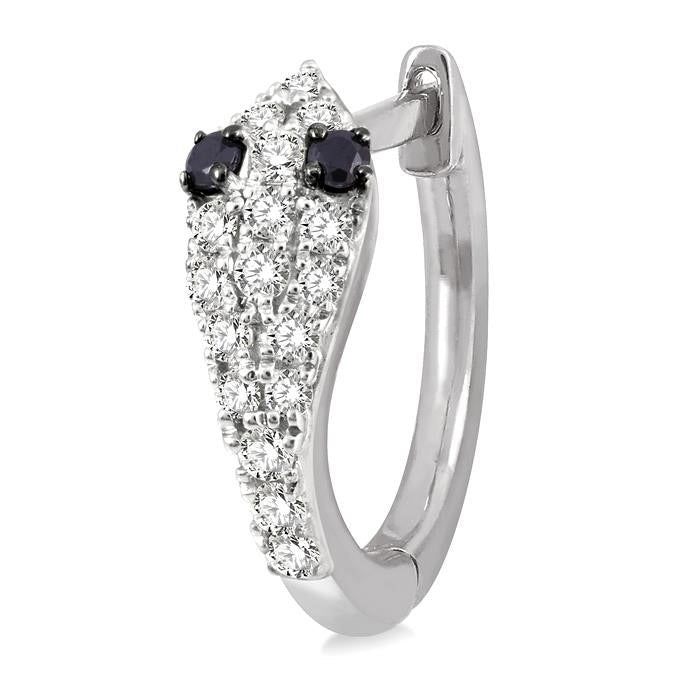 Diamond Petite Huggie Fashion Earrings