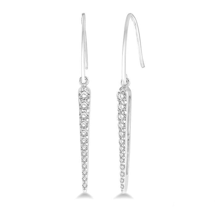 Icicle Diamond Fashion Long Earrings