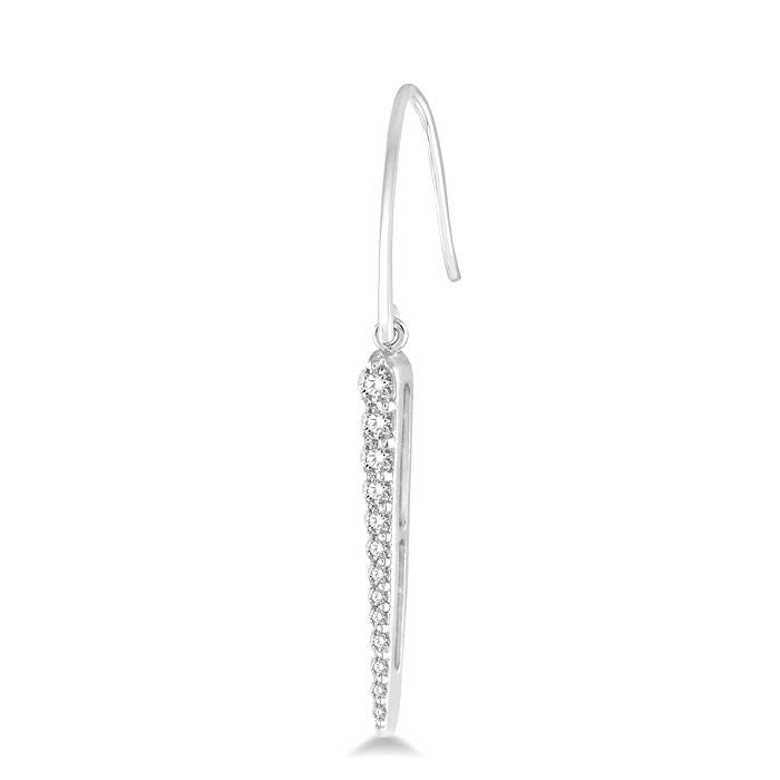 Icicle Diamond Fashion Long Earrings