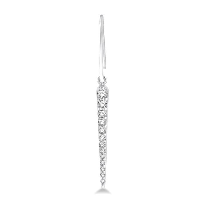 Icicle Diamond Fashion Long Earrings
