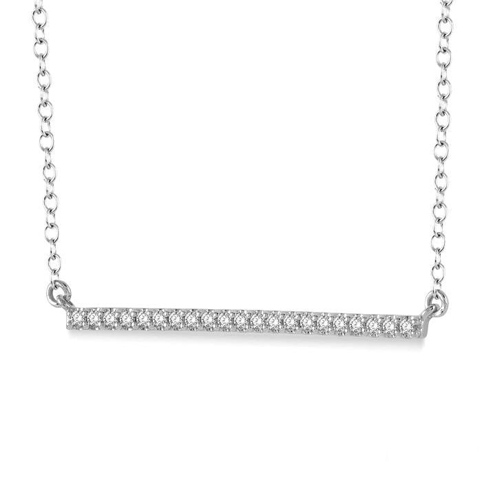 Bar Diamond Necklace