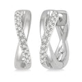 Diamond Petite Huggie Fashion Earrings
