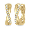 Petite Diamond Huggie Fashion Earrings