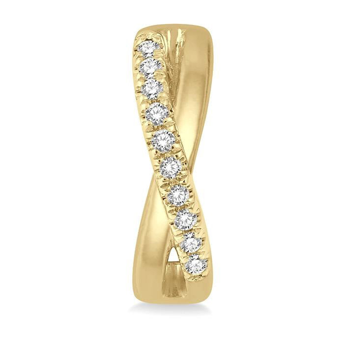 Petite Diamond Huggie Fashion Earrings