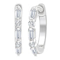 Petite Diamond Huggie Fashion Earrings