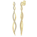 MirCaXe 14K White Gold Diamond Fashion Earrings