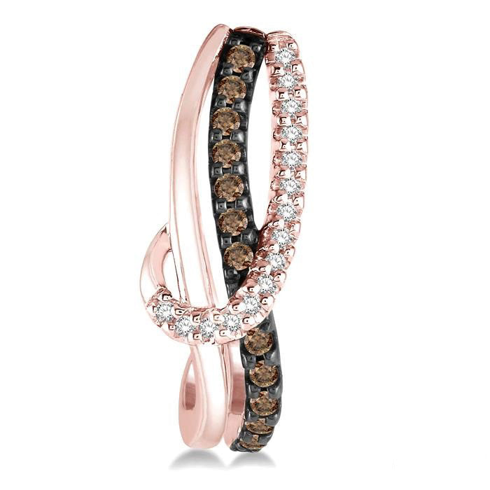 Champagne Diamond Fashion Earrings