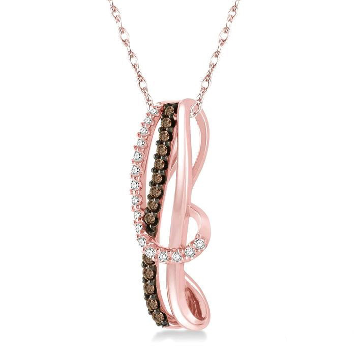 Halcyon Allure Champagne Diamond Fashion Pendant