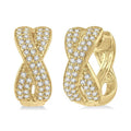 Petite Diamond Huggie Fashion Earrings