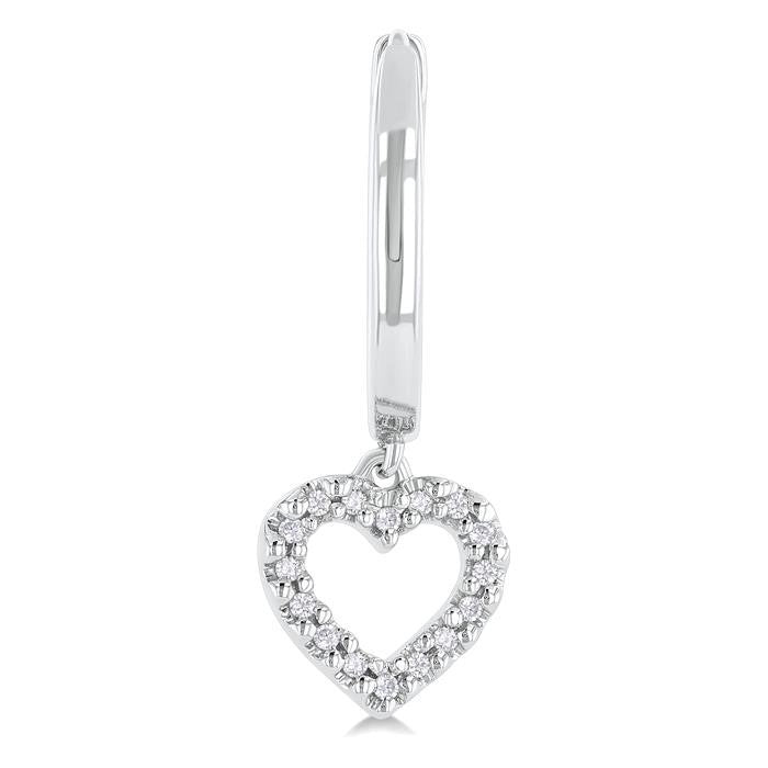 AeMirLo VioIonXe 14K White Gold Diamond Fashion Earrings