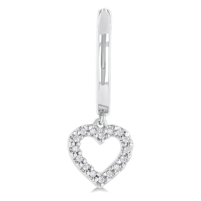 AeMirLo VioIonXe 14K White Gold Diamond Fashion Earrings