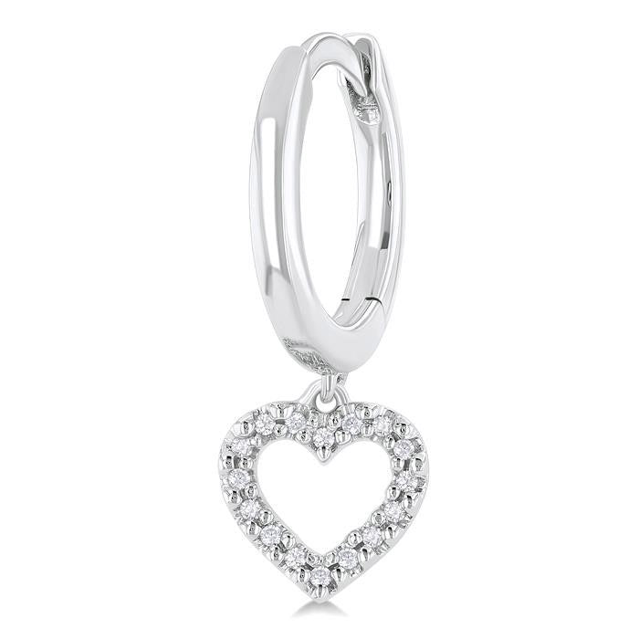 AeMirLo VioIonXe 14K White Gold Diamond Fashion Earrings