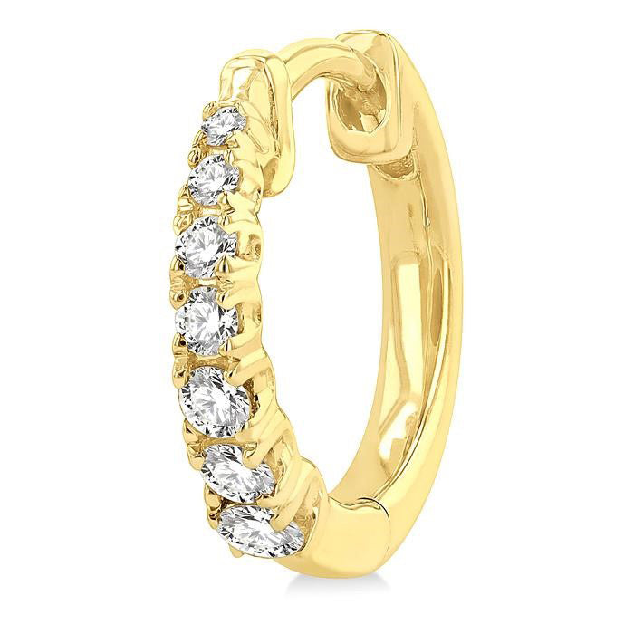 Journey Petite Diamond Huggie Fashion Earrings
