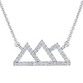 Diamond Mountain Silhouette Necklace