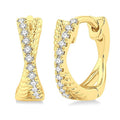Petite Diamond Huggie Fashion Earrings