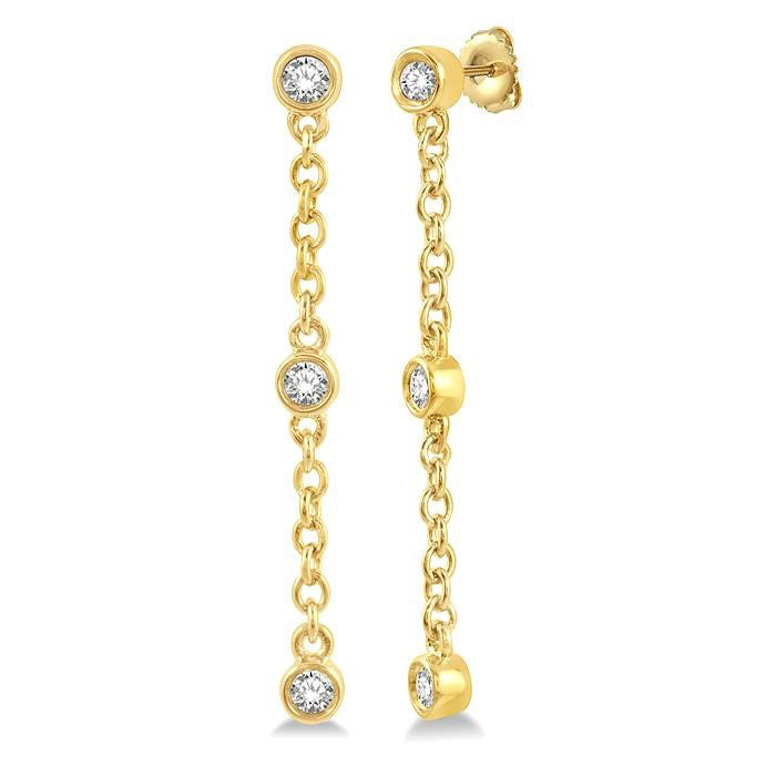 Diamond Station Earrings