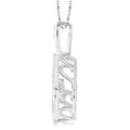 1/3 Ctw Diamond Emotion Pendant in 14K White Gold with Chain