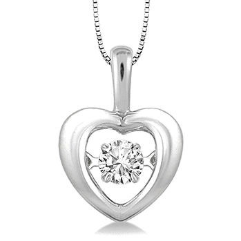 Heart Shape Emotion Diamond Pendant