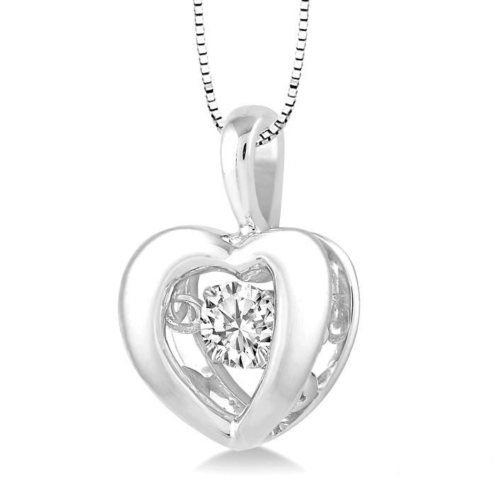 Heart Shape Emotion Diamond Pendant