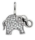 Diamond Elephant Pendant
