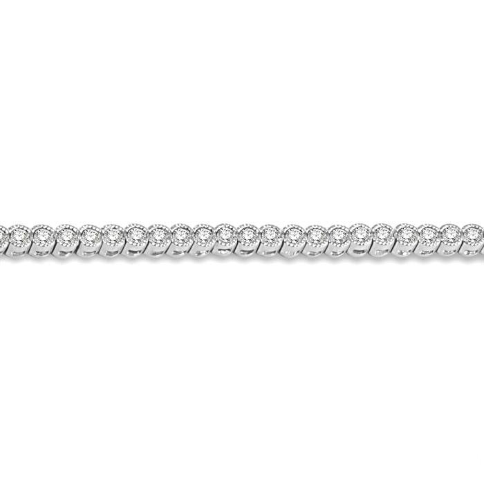 Illusion Diamond Tennis Bracelet