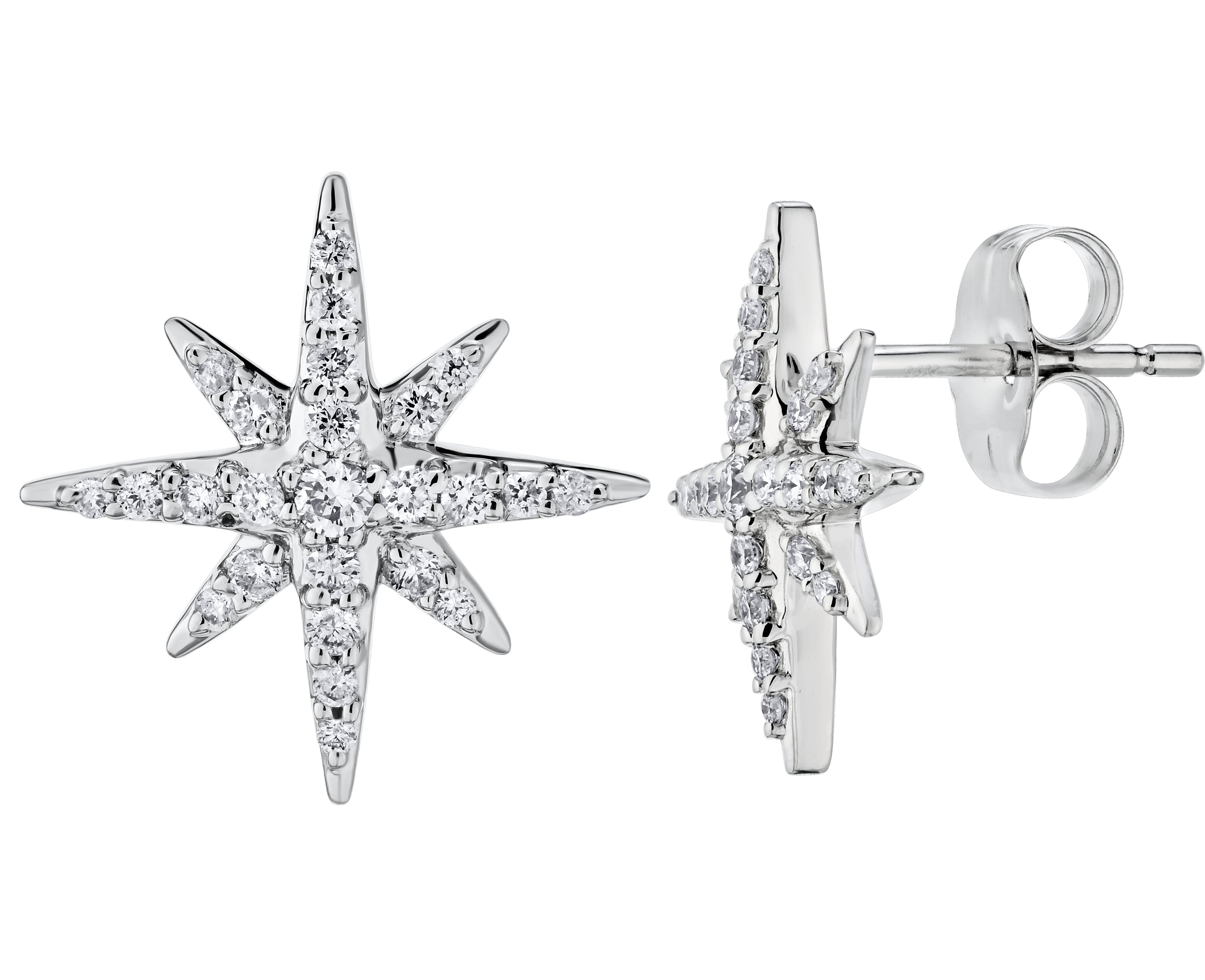 Diamond Starburst Earrings