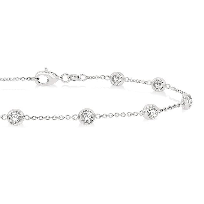 Roxanne Diamond Station Chain Bracelet