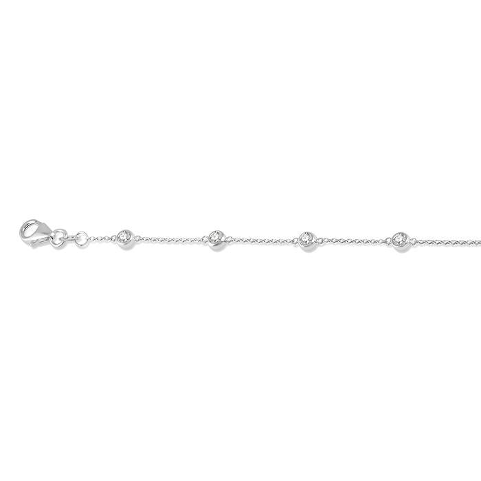 Nia Diamond Station Chain Bracelet