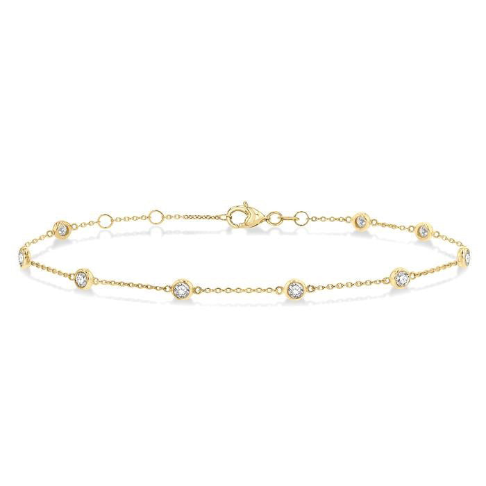 Trish Diamond Station Chain Bracelet