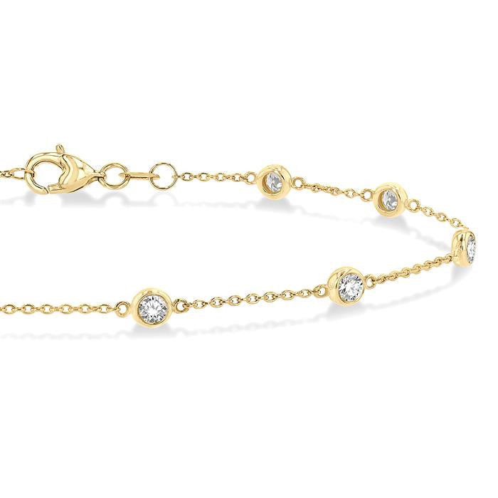 Trish Diamond Station Chain Bracelet