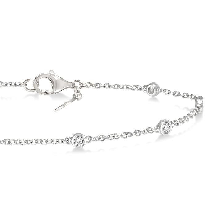 Lita Diamond Station Chain Bracelet