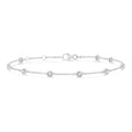 Sable Diamond Station Chain Bracelet