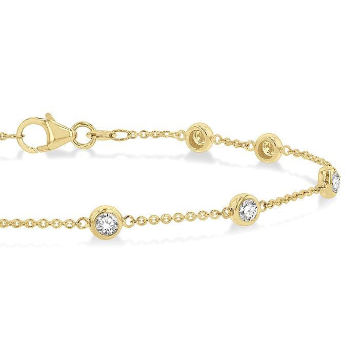 Molly Diamond Station Chain Bracelet