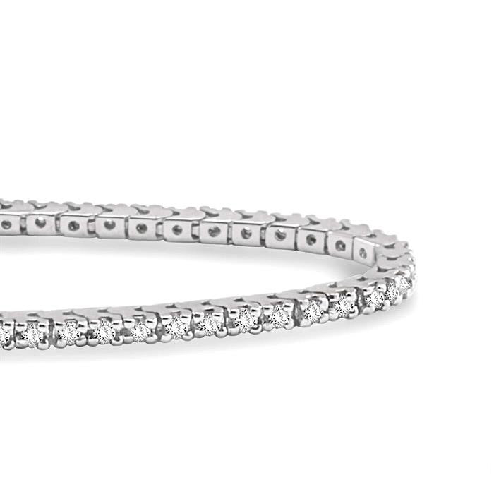 Silhouette Grove Diamond Tennis Bracelet