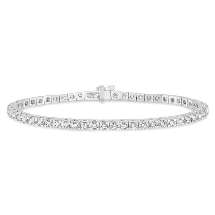 Marbella Whisper Poise Diamond Tennis Bracelet