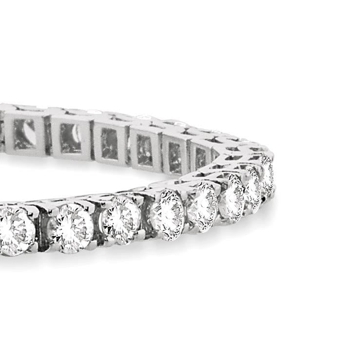 Eirene Halo Echo Diamond Tennis Bracelet