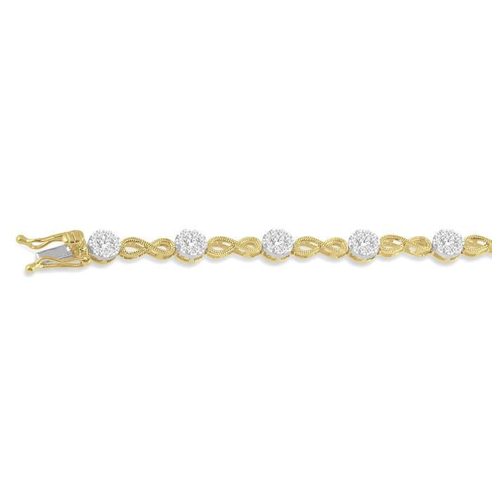 Shine Bright Diamond Infinity Link Bracelet