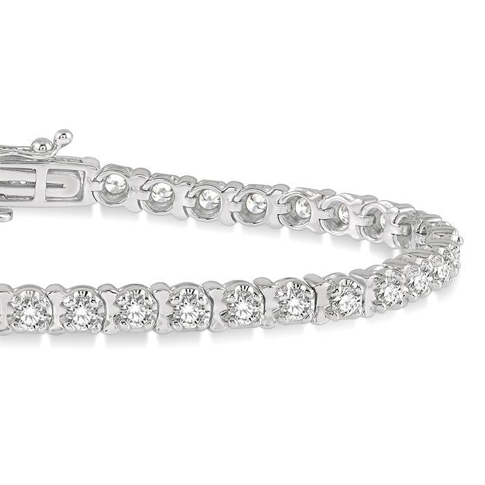 Luminara Ember Legacy Tulip Diamond Tennis Bracelet