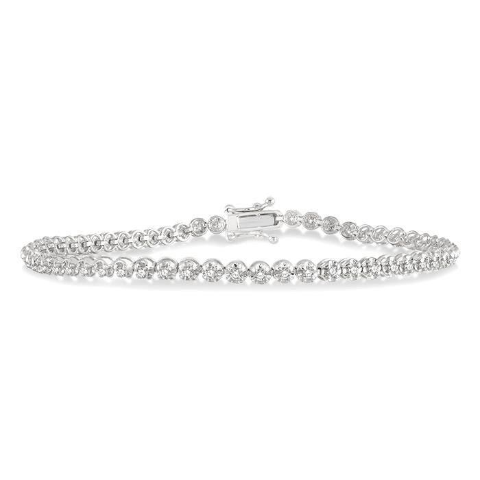Zephyra Quarry Meadow Illusion Diamond Tennis Bracelet