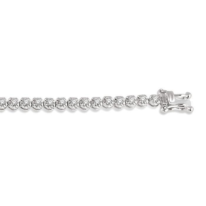 Zephyra Quarry Meadow Illusion Diamond Tennis Bracelet