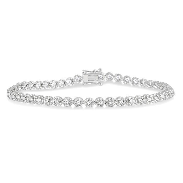 Lyric Skylark Meadow Illusion Diamond Tennis Bracelet