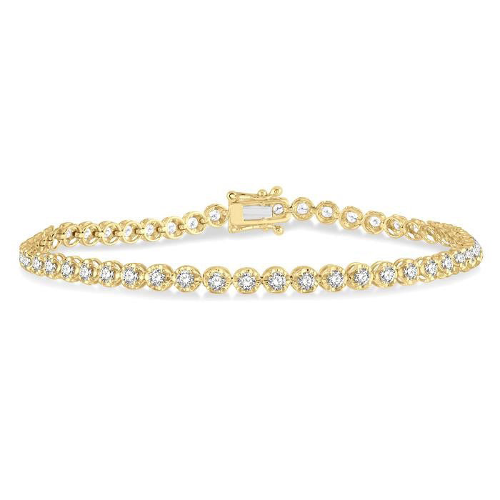 Aurelia Vista Meadow Illusion Diamond Tennis Bracelet