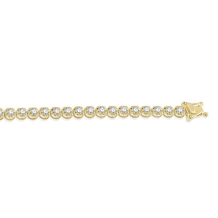 Solstice Whisper Monarch Illusion Diamond Tennis Bracelet