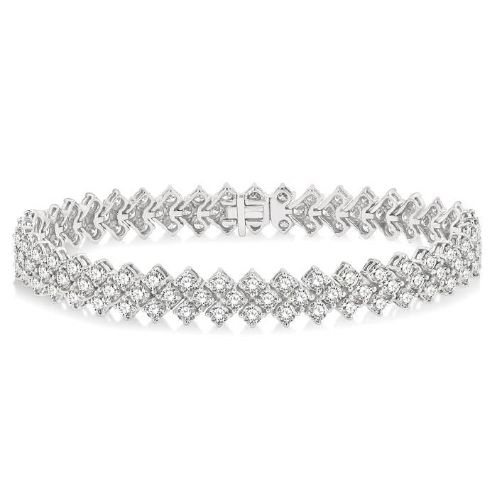 Celestia Vista Fable Chevron Diamond Tennis Bracelet