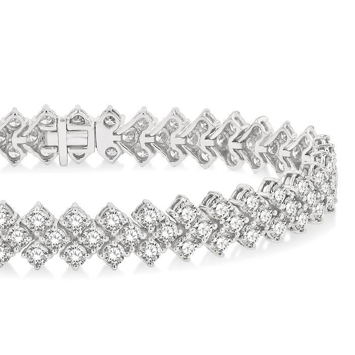 Celestia Vista Fable Chevron Diamond Tennis Bracelet