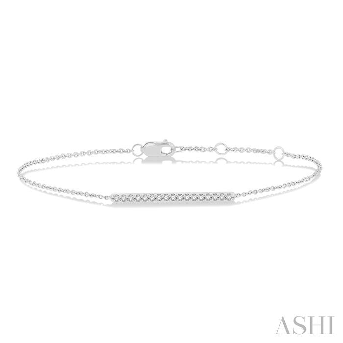 Bar Petite Diamond Fashion Chain Bracelet