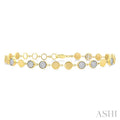 Round Shape Shine Bright Diamond Chain Bracelet